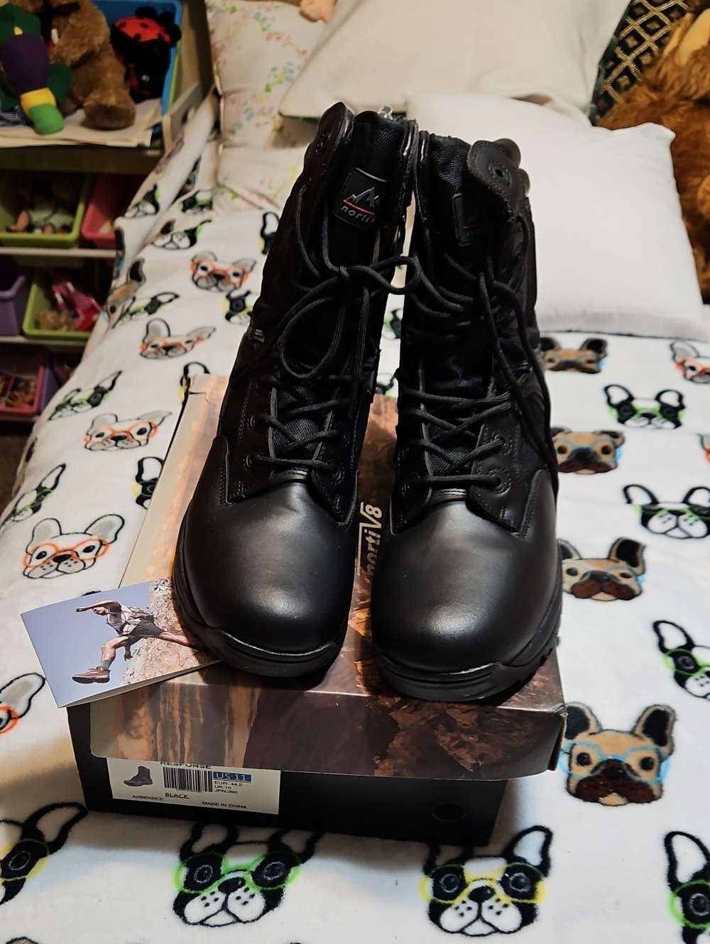 Moril Black Men's Tactical Leather Boots — Rugged Comfort